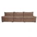Sofá Retrátil e Reclinável 3,85m Cama inBox Big Fresh com SoftGel D40 Velupluma Castor