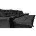 Sofá Retrátil e Reclinável 3,85m Cama inBox Big Fresh com SoftGel D40 Velupluma Preto