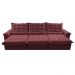 Sofá Retrátil e Reclinável 3,85m Cama inBox Big Fresh com SoftGel D40 Velupluma Vinho