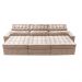 Sofá Retrátil e Reclinável 3,85m Cama inBox Big Puffer com SoftGel D40 Velupluma Bege