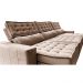 Sofá Retrátil e Reclinável 3,85m Cama inBox Big Puffer com SoftGel D40 Velupluma Castor