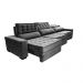 Sofá Retrátil e Reclinável 3,85m Cama inBox Big Star com SoftGel D40 Velupluma Cinza