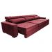 Sofá Retrátil e Reclinável 3,85m Cama inBox Big Star com SoftGel D40 Velupluma Vinho