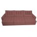 Sofá Retrátil e Reclinável 4,12m com Molas Ensacadas Cama Inbox Gold Tecido Suede Velusoft Vermelho