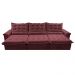Sofá Retrátil e Reclinável 4,15m Cama inBox Big Fresh com SoftGel D40 Velupluma Vinho