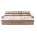 Sofá Retrátil e Reclinável 4,15m Cama inBox Big Puffer com SoftGel D40 Velupluma Bege