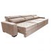 Sofá Retrátil e Reclinável 4,15m Cama inBox Big Star com SoftGel D40 Velupluma Bege