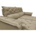 Sofá Retrátil e Reclinável Cama inBox Compact 1,50m Tecido Suede Velusoft Bege
