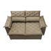 Sofá Retrátil e Reclinável Cama inBox Compact 1,50m Tecido Suede Velusoft Castor