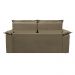 Sofá Retrátil e Reclinável Cama inBox Compact 1,50m Tecido Suede Velusoft Castor
