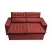 Sofá Retrátil e Reclinável Cama inBox Slim 1,50m Tecido Suede Velusoft Vermelho