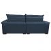 Sofá Retrátil e Reclinável Molas Ensacadas Cama inBox Botonê 2,12m Espuma Viscoelástico Suede Azul