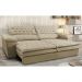 Sofá Retrátil e Reclinável Molas Ensacadas Cama inBox Botonê 2,12m Espuma Viscoelástico Suede Bege