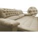 Sofá Retrátil e Reclinável Molas Ensacadas Cama inBox Botonê 2,12m Espuma Viscoelástico Suede Bege