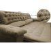 Sofá Retrátil e Reclinável Molas Ensacadas Cama inBox Botonê 2,52m Espuma Viscoelástico Suede Castor