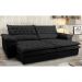 Sofá Retrátil e Reclinável Molas Ensacadas Cama inBox Botonê 2,92m Espuma Viscoelástico Suede Preto