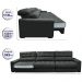 Sofá Retrátil e Reclinável com Molas Ensacadas Cama Inbox Master 3,82m Tecido Suede Cinza