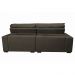 Sofá Retrátil e Reclinável com Molas Ensacadas Cama inBox Gold 2,72m Tecido Suede Velusoft Café