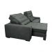 Sofá Retrátil e Reclinável com Molas Ensacadas Cama inBox Gold 2,72m Tecido Suede Velusoft Cinza