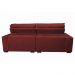 Sofá Retrátil e Reclinável com Molas Ensacadas Cama inBox Gold 2,72m Tecido Suede Velusoft Vermelho