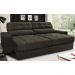 Sofá Retrátil e Reclinável com Molas Ensacadas Cama inBox Master 2,12m Tecido Suede Café