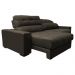 Sofá Retrátil e Reclinável com Molas Ensacadas Cama inBox Master 2,12m Tecido Suede Café