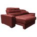 Sofá Retrátil e Reclinável com Molas Ensacadas Cama inBox Master 2,12m Tecido Suede Vermelho