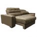 Sofá Retrátil e Reclinável com Molas Ensacadas Cama inBox Master 2,32m Tecido Suede Castor