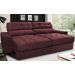 Sofá Retrátil e Reclinável com Molas Ensacadas Cama inBox Master 2,32m Tecido Suede Vinho
