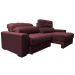 Sofá Retrátil e Reclinável com Molas Ensacadas Cama inBox Master 2,32m Tecido Suede Vinho