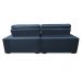 Sofá Retrátil e Reclinável com Molas Ensacadas Cama inBox Master 2,52m Tecido Suede Azul