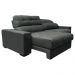 Sofá Retrátil e Reclinável com Molas Ensacadas Cama inBox Master 2,52m Tecido Suede Cinza