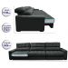 Sofá Retrátil e Reclinável com Molas Ensacadas Cama inBox Master 3,22m Tecido Suede Cinza
