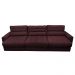 Sofá Retrátil e Reclinável com Molas Ensacadas Cama inBox Master 3,22m Tecido Suede Vinho