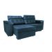 Sofá Retrátil e Reclinavel New Austrália 2,25m Tecido Suede Azul - Cama InBox