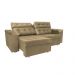 Sofá Retrátil e Reclinavel New Austrália 2,52 Mts Tecido Suede Castor - Cama InBox