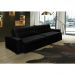 Sofá Retrátil e Reclinavel Oklahoma 2,02 Mts Com Molas e Pillow no Assento Tecido Suede Preto - Cama InBox