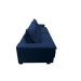 Sofá Retrátil e Reclinavel Oklahoma 2,12m Com Molas e Pillow no Assento Tecido Suede Azul - Cama InBox