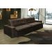 Sofá Retrátil e Reclinavel Oklahoma 2,82 Mts Com Molas e Pillow no Assento Tecido Suede Café - Cama InBox
