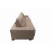 Sofá Retrátil e Reclinavel Oklahoma 2,92 Mts Com Molas e Pillow no Assento Tecido Suede Castor - Cama InBox
