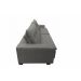 Sofá Retrátil e Reclinavel Oklahoma 3,02 Mts Com Molas e Pillow no Assento Tecido Suede Cinza - Cama InBox
