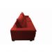 Sofá Retrátil e Reclinavel Oklahoma 3,02 Mts Com Molas e Pillow no Assento Tecido Suede Vermelho - Cama InBox