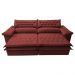 Sofá Retrátil, Reclinável Molas Ensacada Cama inBox Botonê 2,92m Espuma Viscoelástico Suede Vermelho