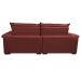 Sofá Retrátil, Reclinável Molas Ensacada Cama inBox Botonê 2,92m Espuma Viscoelástico Suede Vermelho