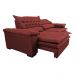 Sofá Retrátil, Reclinável Molas Ensacada Cama inBox Botonê 2,92m Espuma Viscoelástico Suede Vermelho
