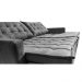 Sofá Sem Caixa Retrátil Baú 1,60m Cama inBox Secret Suede Velusoft Cinza 