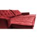 Sofá Sem Caixa Retrátil Baú 1,60m Cama inBox Secret Suede Velusoft Vermelho