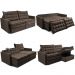 Sofá Sem Caixa Retrátil Baú 2,00m Cama inBox Secret Suede Velusoft Café 