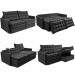 Sofá Sem Caixa Retrátil Baú 2,00m Cama inBox Secret Suede Velusoft Preto 