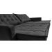 Sofá Sem Caixa Retrátil Baú 2,00m Cama inBox Secret Suede Velusoft Preto 